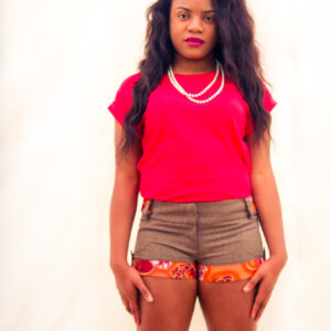 Brown Short Shorts