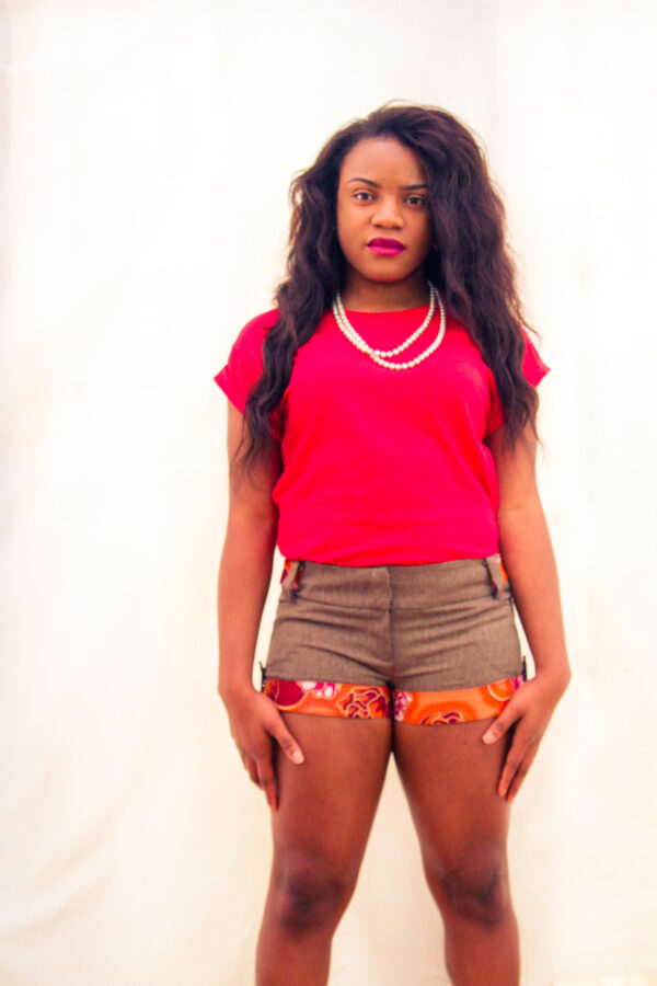 Brown Short Shorts