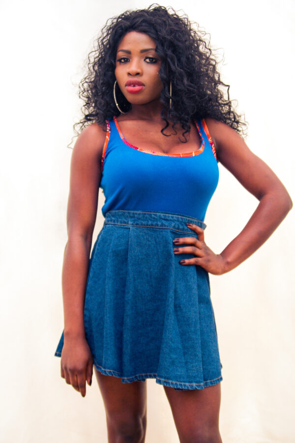 Blue Sleeveless Top - Image 3