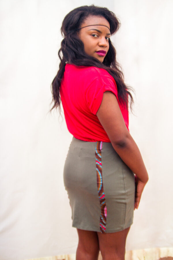 Army Green Skirt - Image 2
