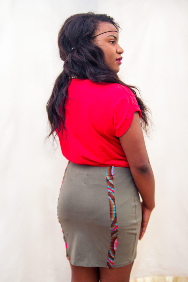 Army Green Skirt - Image 3