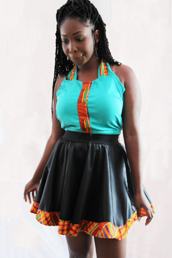 Halter Neck Crop Top - Image 2