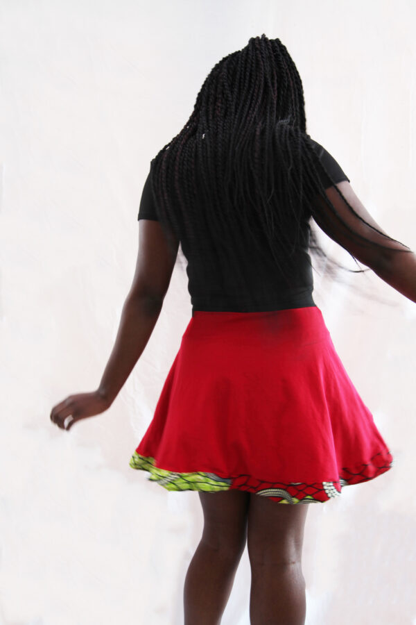 Red Skater Skirt - Image 3