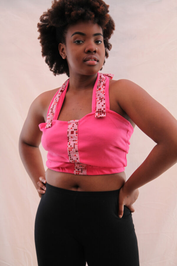 Halter Neck Crop Top - Image 2