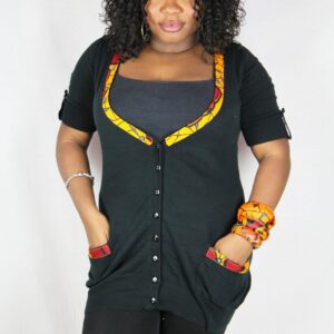 Black Knit Cardigan