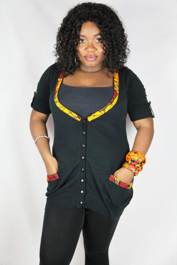 Black Knit Cardigan