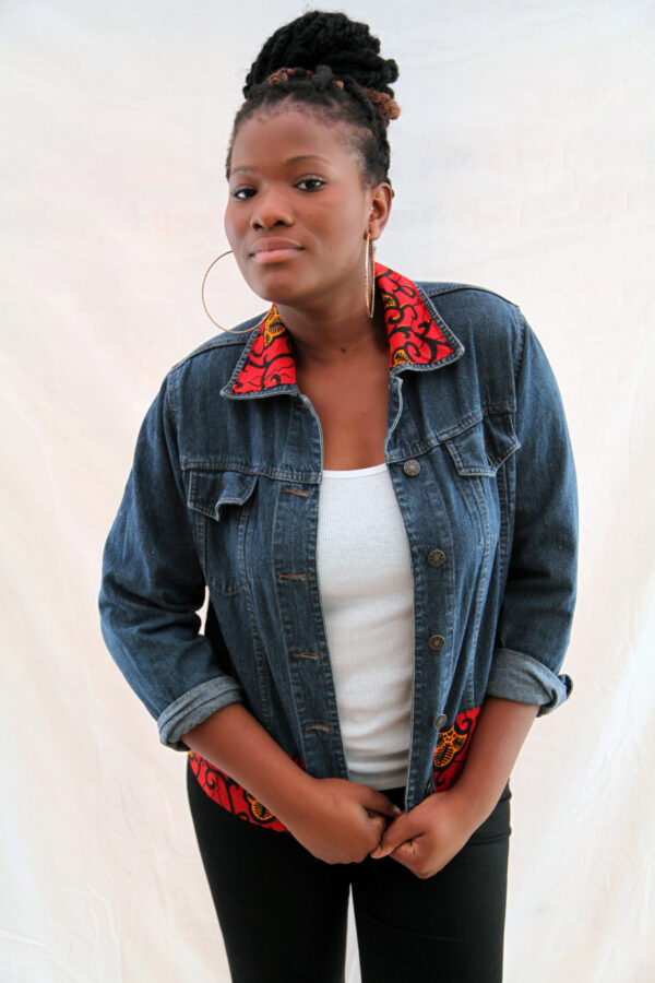 Blue and Red Jeans Jacket - Image 2