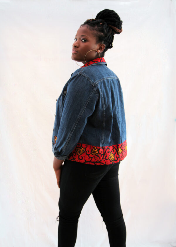 Blue and Red Jeans Jacket - Image 3
