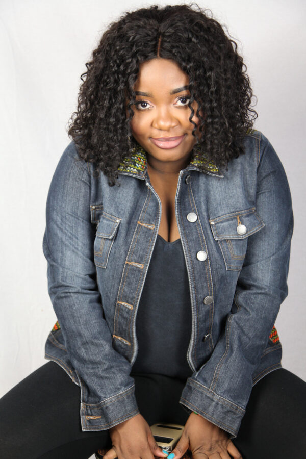 Brown and Blue Denim Jacket - Image 2