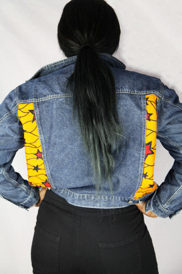 Yellow and Blue Jeans Jacket - Image 3