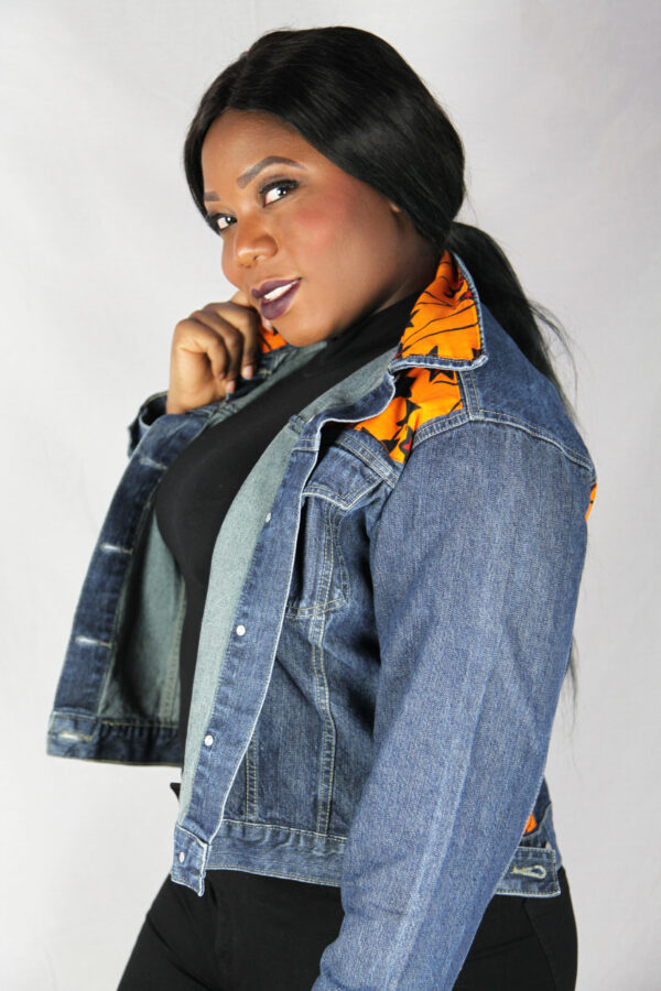Yellow and Blue Jeans Jacket - Image 4