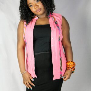 Peach Sleeveless Top