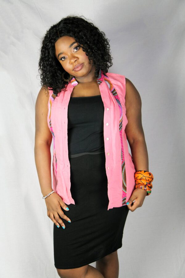 Peach Sleeveless Top
