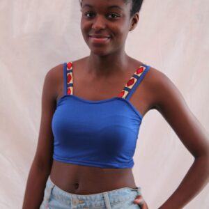 Blue Crop Top