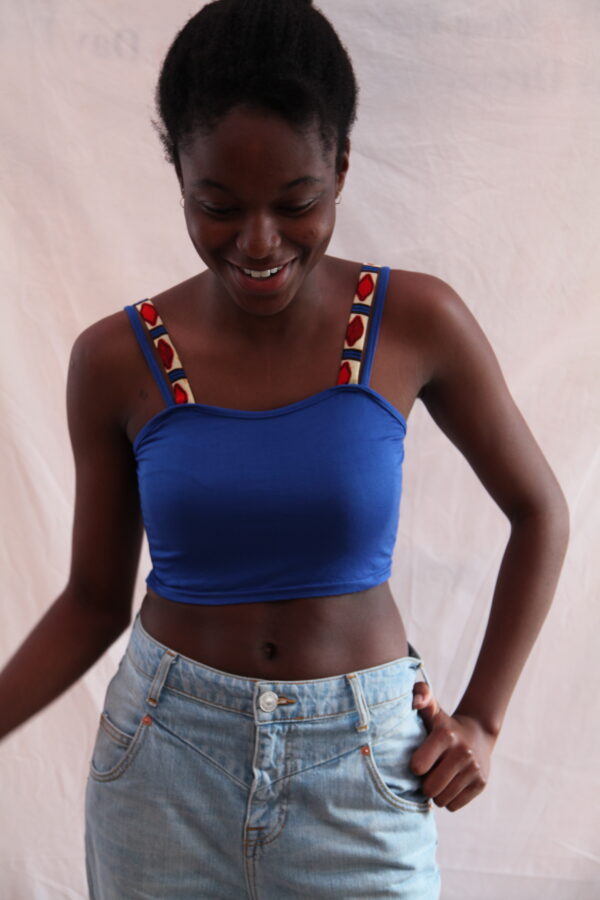 Blue Crop Top - Image 2