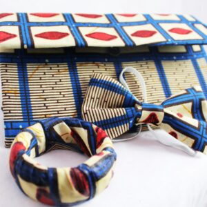 Blue Box Clutch Bag