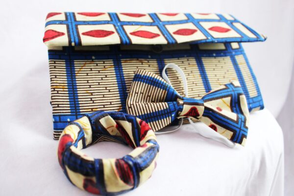 Blue Box Clutch Bag
