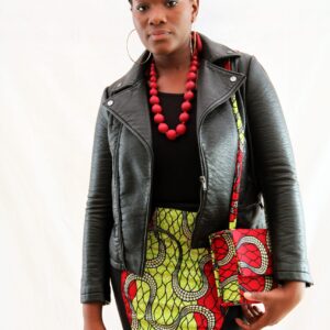 Red and Green Box Clutch