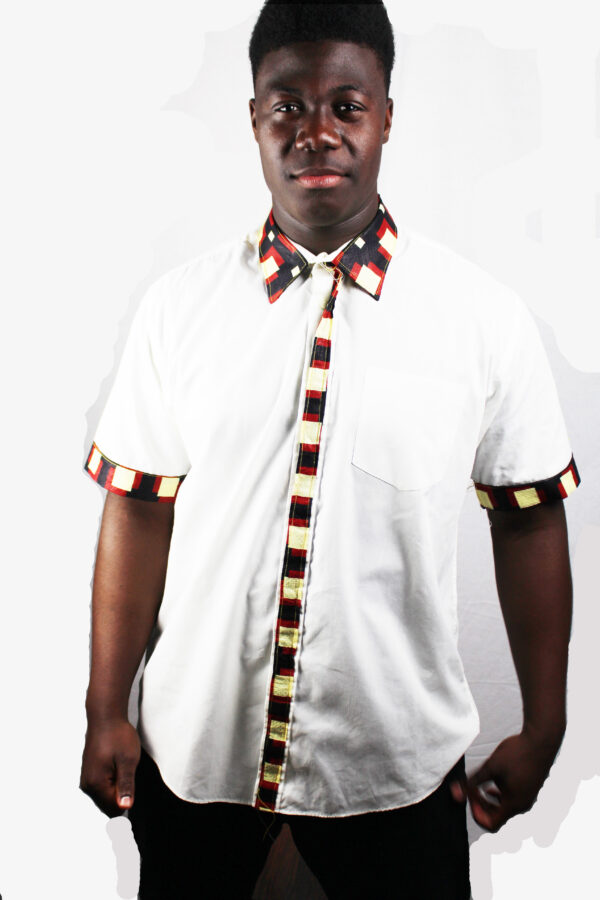 Brown Box Short-Sleeve Men's Shirt - Image 2