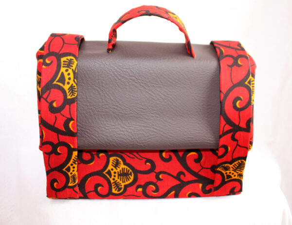 Red Leaf Leather Satchel - Image 3