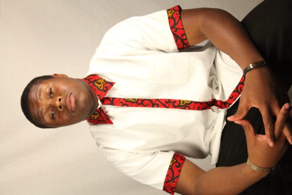 Red Leaf Short-Sleeve Men's Shirt