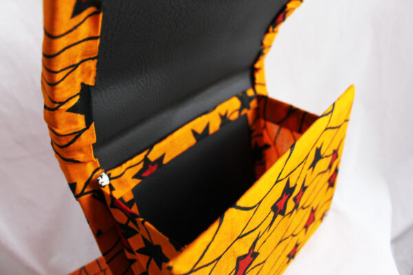 Yellow Star Leather Satchel - Image 3