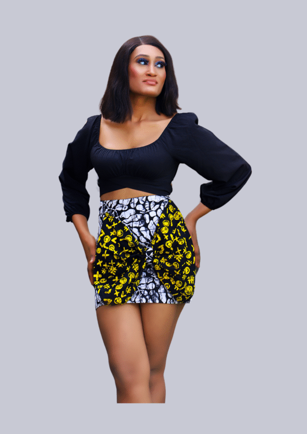 Mini Skirt with Bow Detail