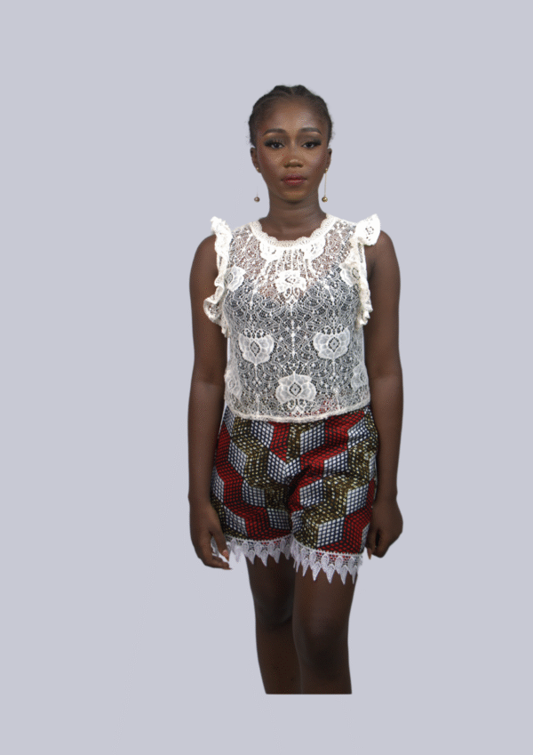 Lace-Hem Shorts