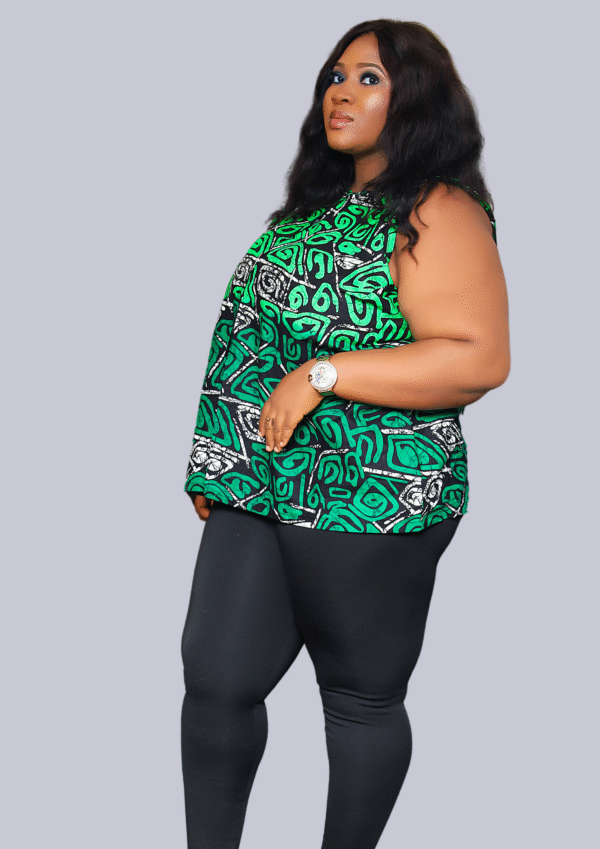 Sleeveless Key-Hole Top