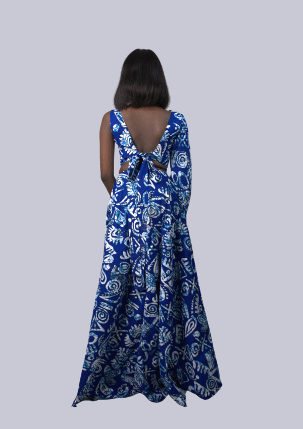 Single Sleeve Cut-out Maxi Dress - Image 2