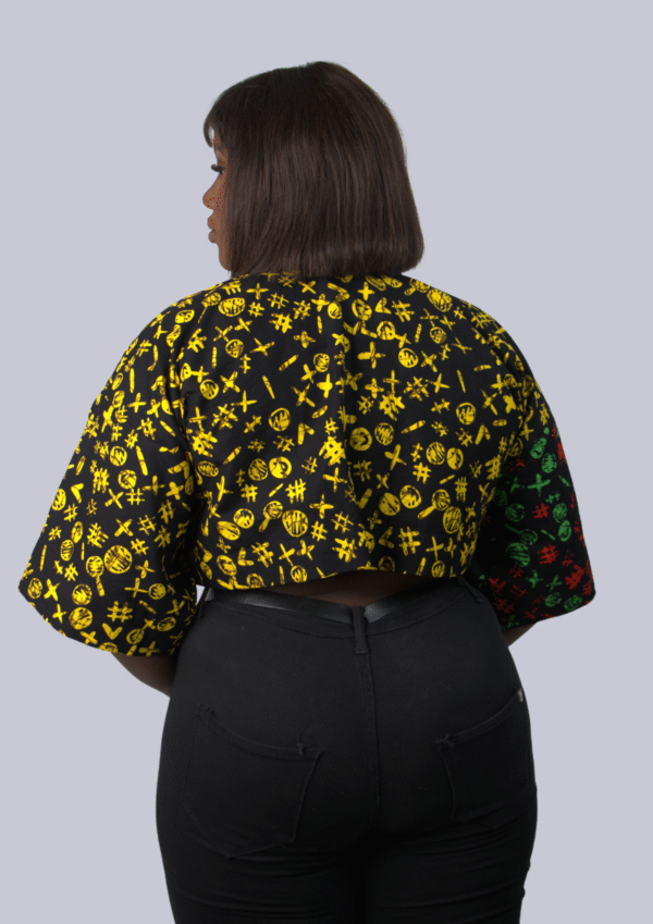Metal-Linked Cropped Jacket - Image 2